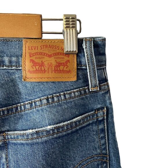 Levi's Wedgie Skinny Distressed Ripped Jeans Size 25 - Picture 6 of 7